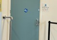 Changing places toilet door