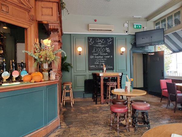 Interior view of the bar