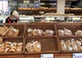 (4) great selection of bread available.