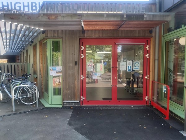 Te Highbury Roundhouse door