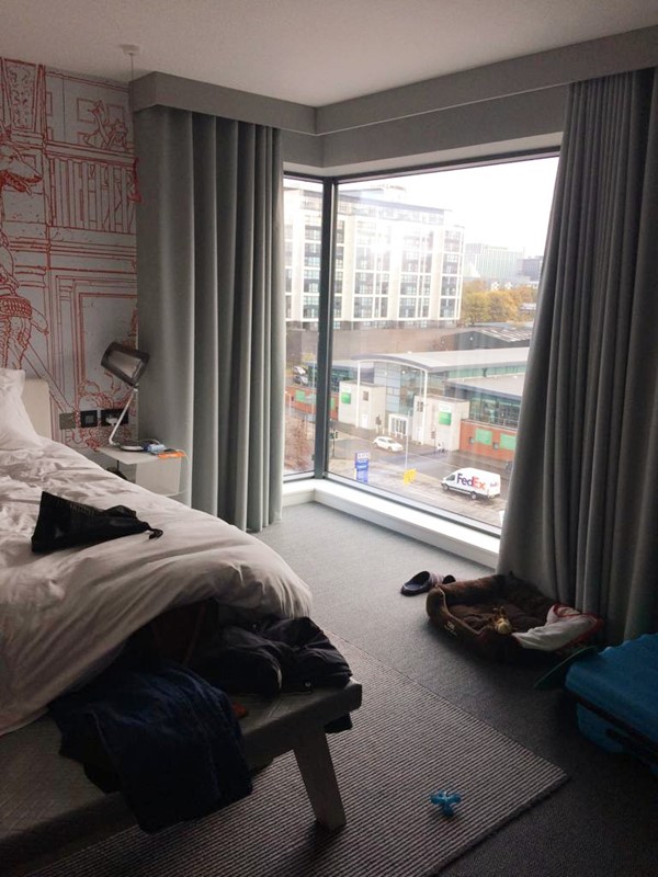 Good sized room and floor to ceiling windows for light. Automatic room door a really helpful and pleasant addition to other hotrls we've stayed.