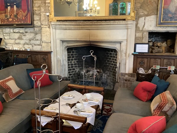 4 afternoon tea by fire