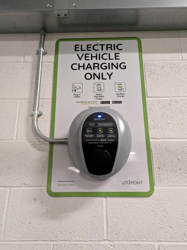 Image of EV chargers