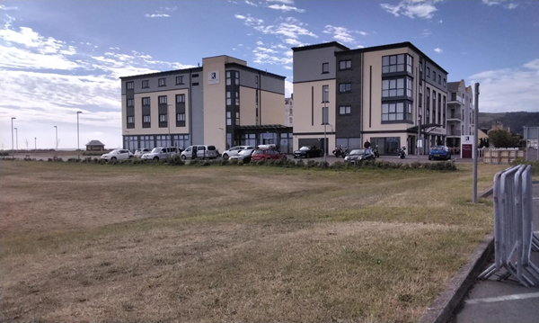 A modern hotel close to the promenade at the northern end of Ramsey.