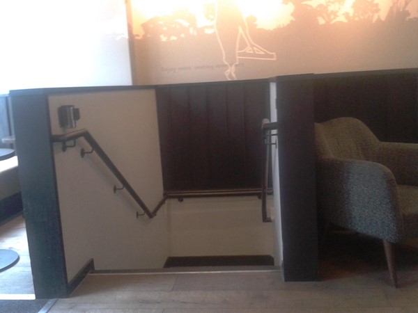 Stairs to lower ground floor