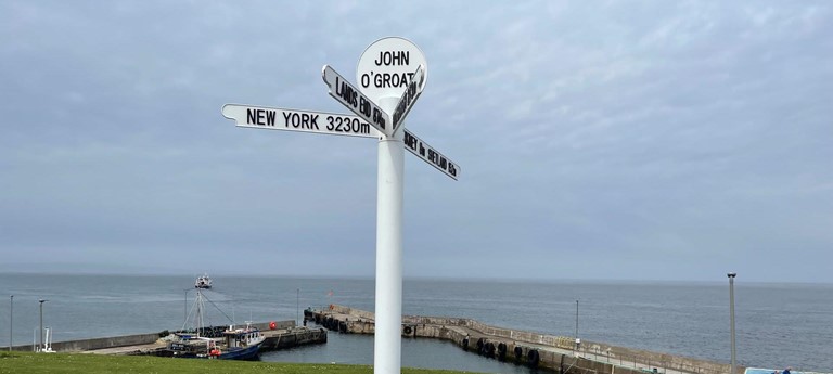 John o' Groats Signpost