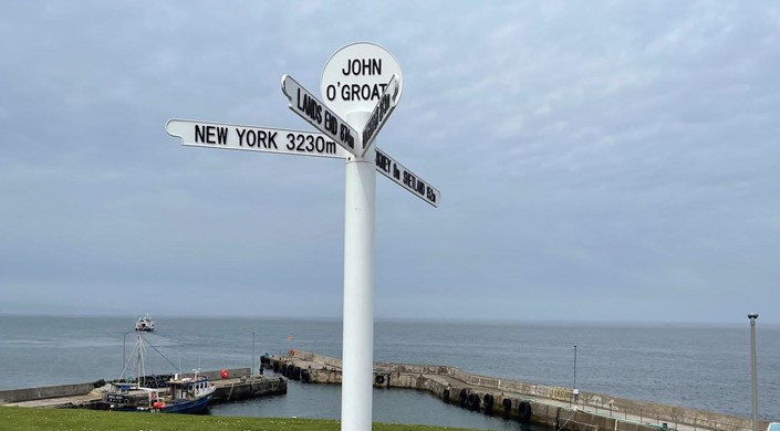 John o' Groats Signpost