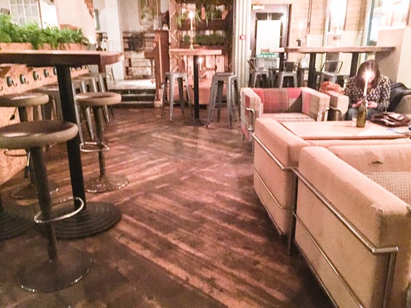 Interior shot of the Potting Shed