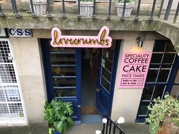 Photo of Lovecrumbs main entrance.