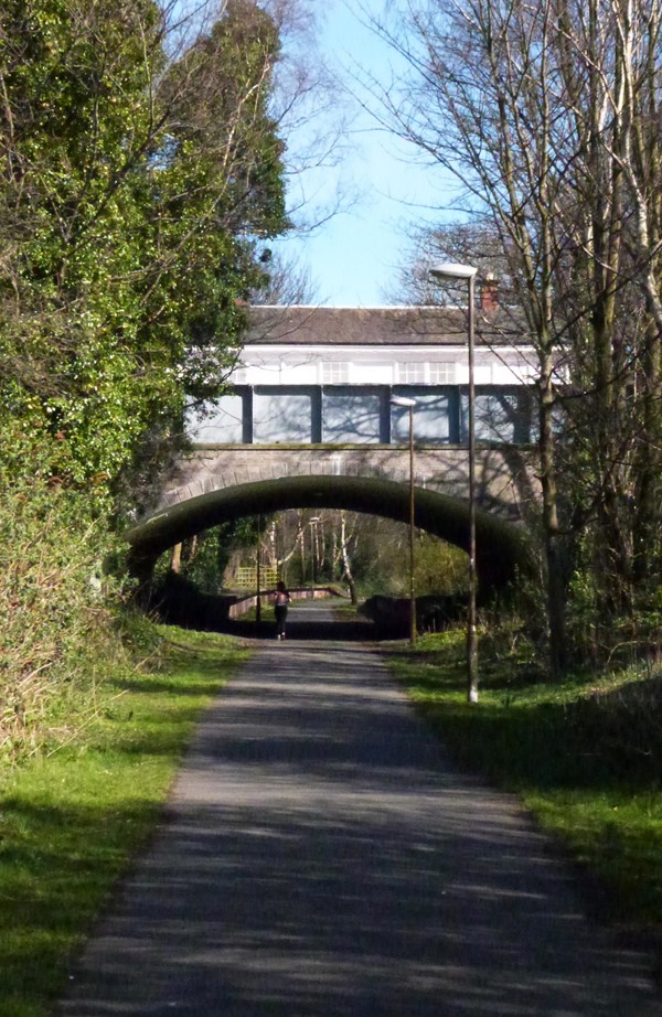 The former station at Pinkhill, close to Edinburgh Zoo.
