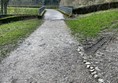Well compacted stone path