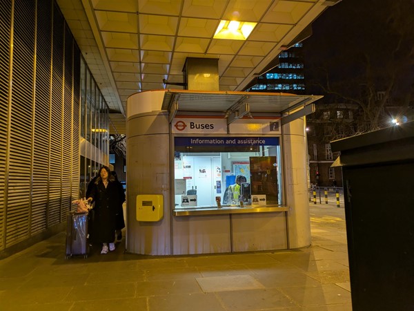 Image of bus information kiosk