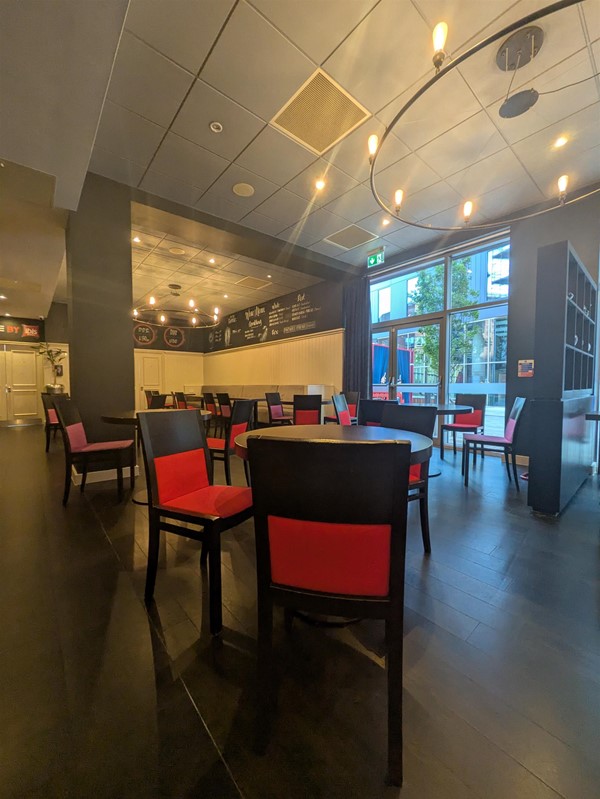 image of seating area in the dining area of the café