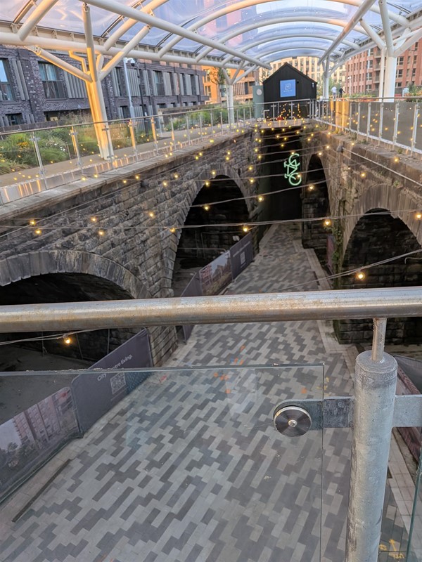 image of view down at the south end