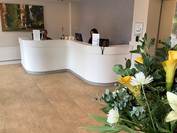 Reception desk