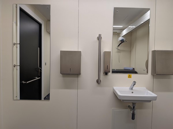 image of sink and mirror in Changing Places toilet