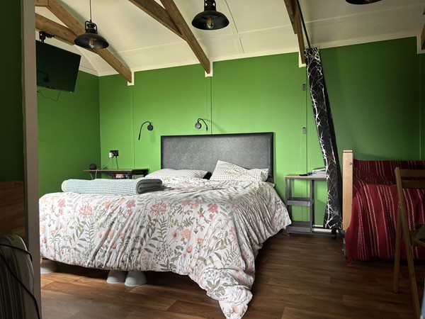 Cosy bedroom with profiling bed.