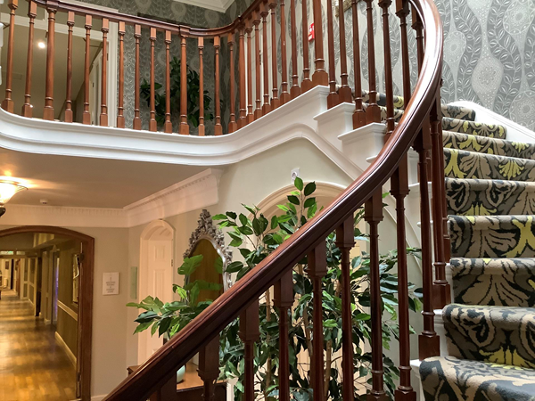 certainly very clean and tidy, but we did not see any lifts, but isn’t the stair case delightful ?