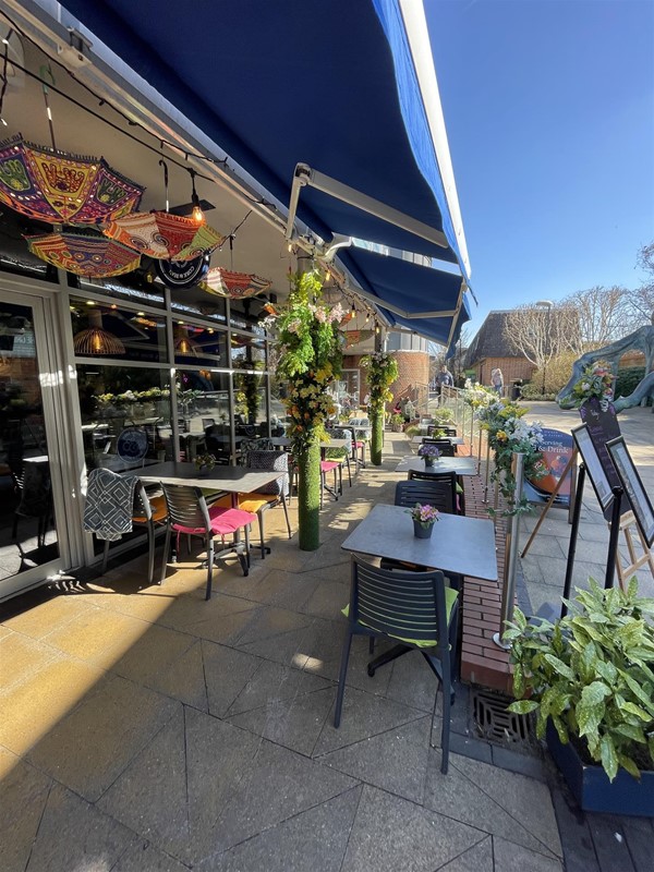 Outside seating