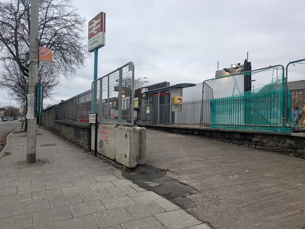 Image of ramp access to Cardiff Bay station