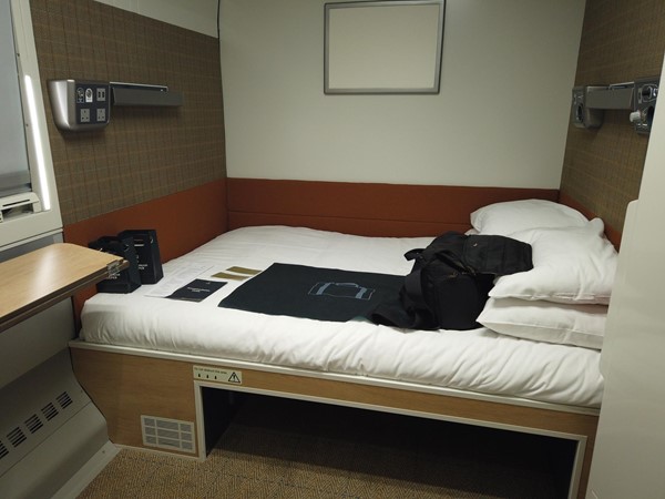 The accessible room with the double bed