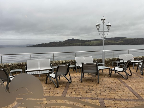 View from breakfast room