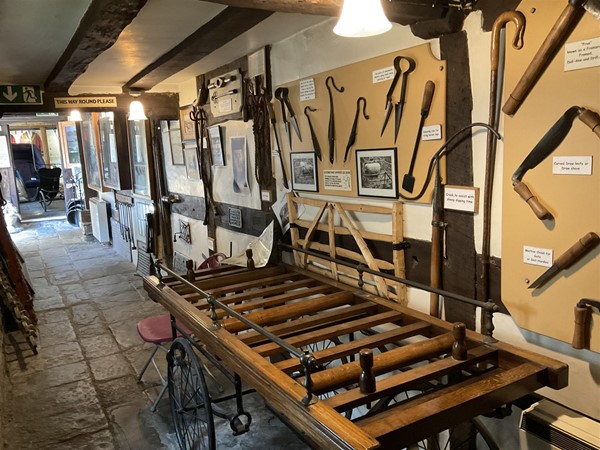 Image of a museum corridor