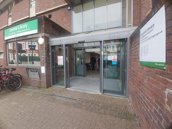 mage of Islington Central Library entrance