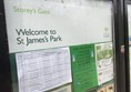 St James's Park information board
