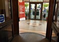 Automatic doors into library