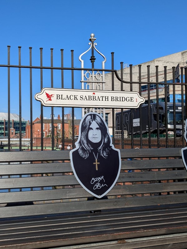 Image of a plaque of Ozzy Osbourne