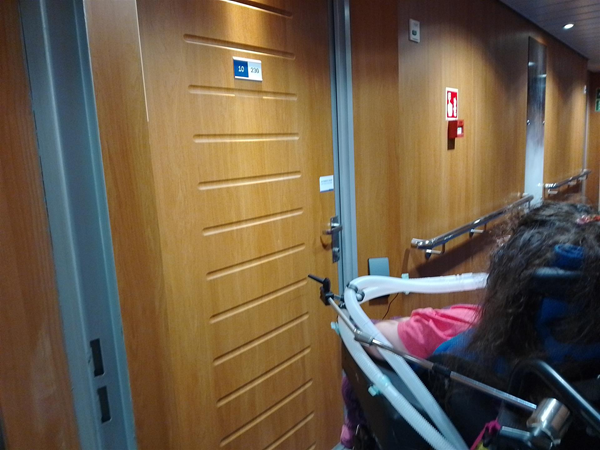 Image of a cabin door