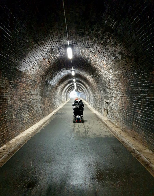 Refurbished Old Railway tunnel.