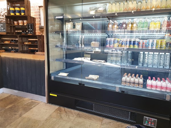 Image of a cold drinks display