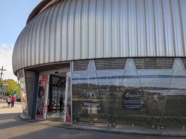 Image of entrance to station