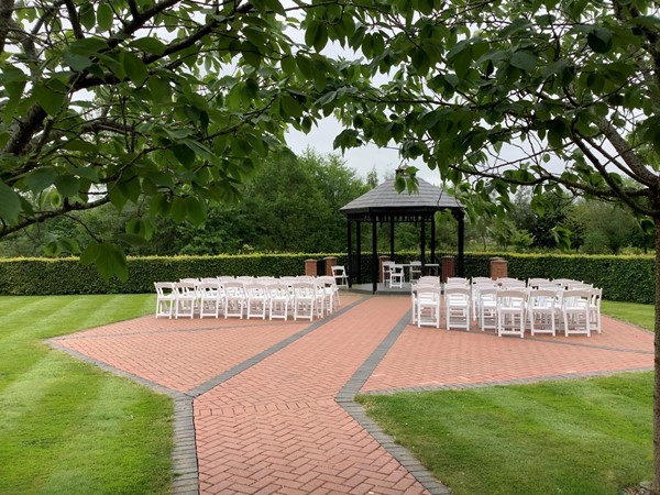 Bandstand and chairs