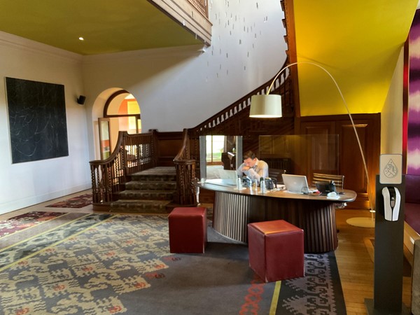 Highly unusual reception area