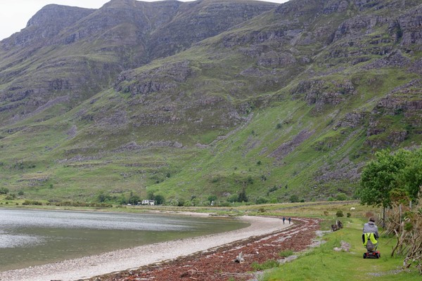 Part of the short trail from Torridon NT visitor centre to the loch side.