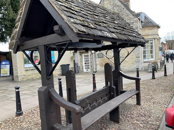 6 Opposite the church you will see Stocks