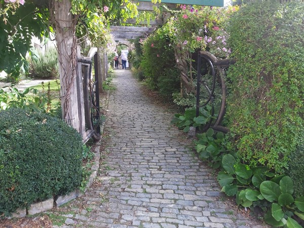 Cobbled pathway