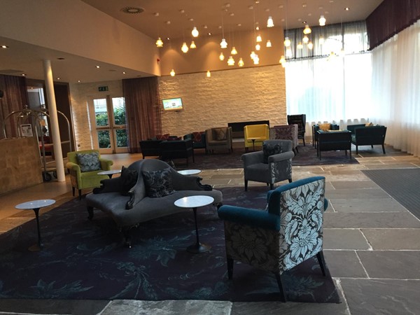 Reception area at Crieff Hydro