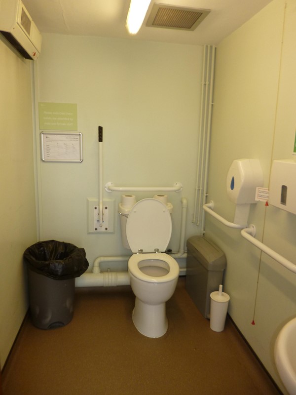 The hilltop toilet. The other one is newer.