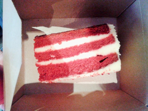 Red velvet cake (the photo does not do it justice)