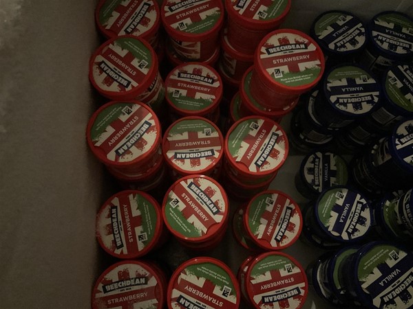 Image of tubs of ice-cream