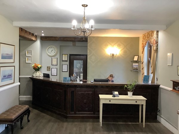 Picture of reception area