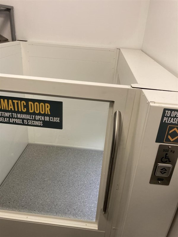 Image of a wheelchair lift
