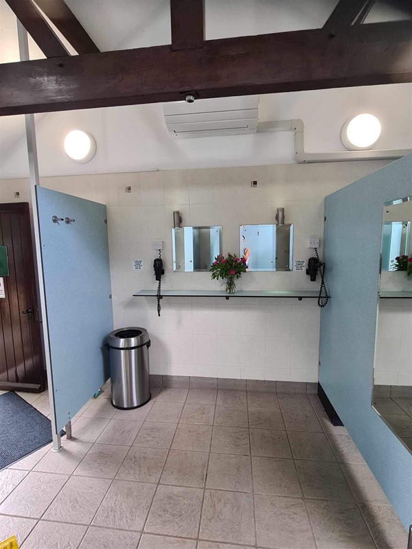 Image of a shower block interior