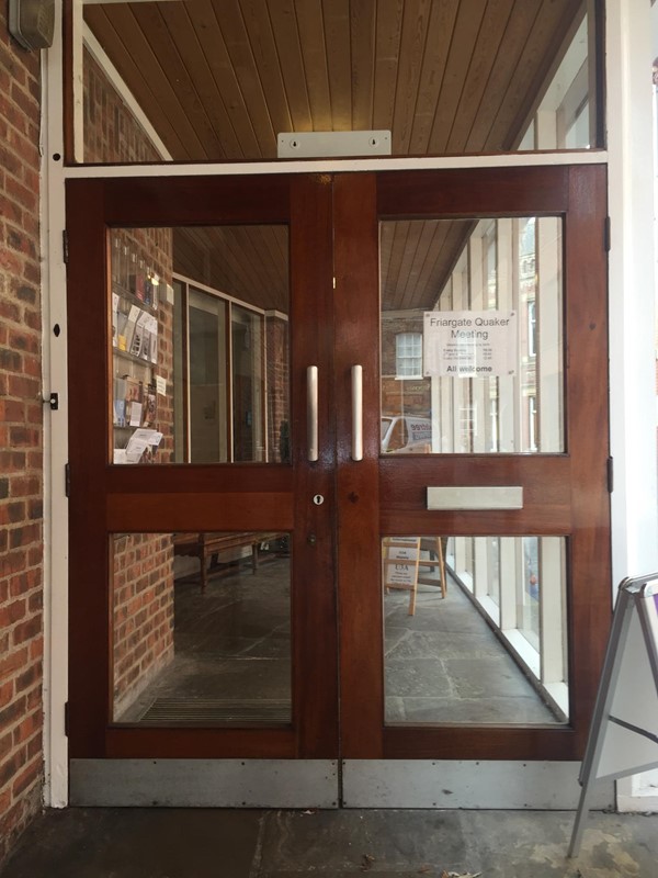 The front doors