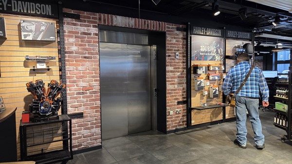 Lift to first floor.