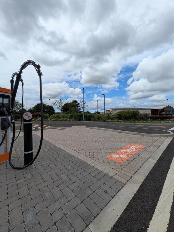 Image of space for EV charging